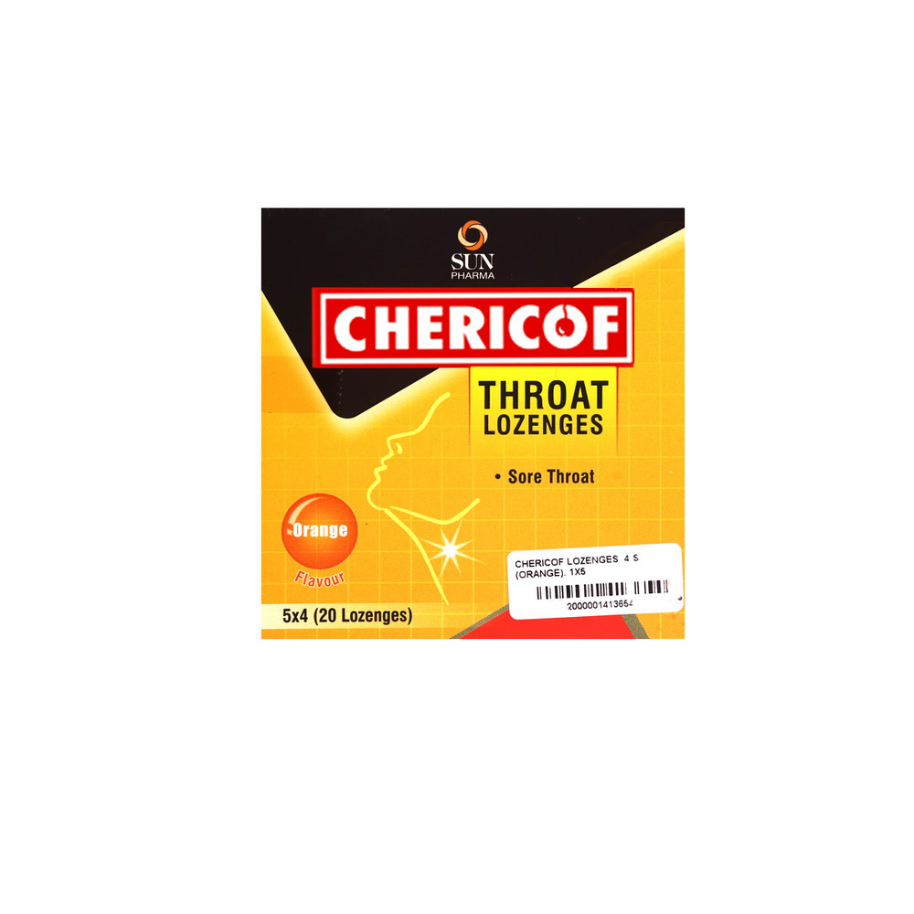 Chericof Lozenges 4PCSx5(Orange)