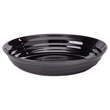 Natbarb Deep Plate Black 19 CM