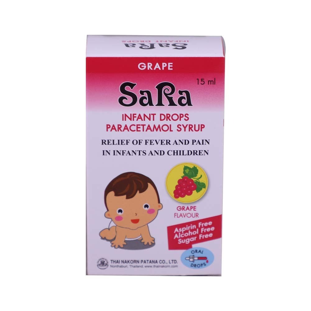 Sara Paracetamol 60MG Infant Drops 15ML