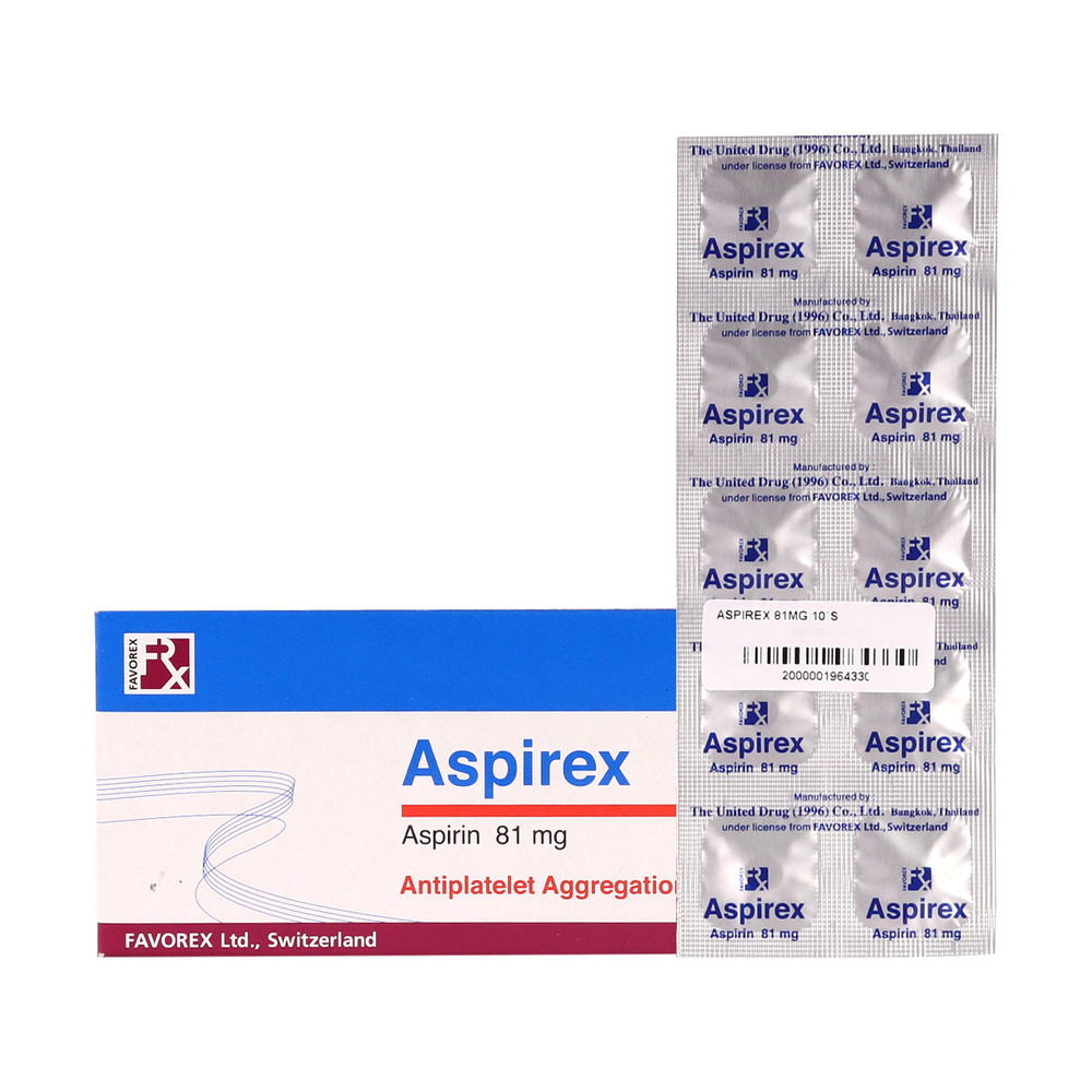 Aspirex 81MG 10Tablets