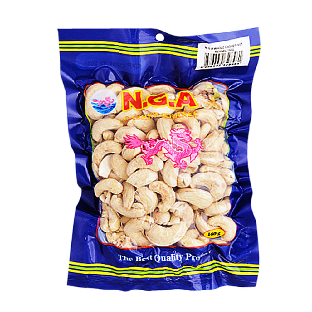 N.G.A Whole Cashew Nut Kernel 160G