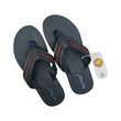 Sin Pauk RV Men Leather Slipper SPM-062-A Black (No-47)