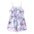 Girl Butterfly Print Cami Rompers (5-6 Years) 20392729
