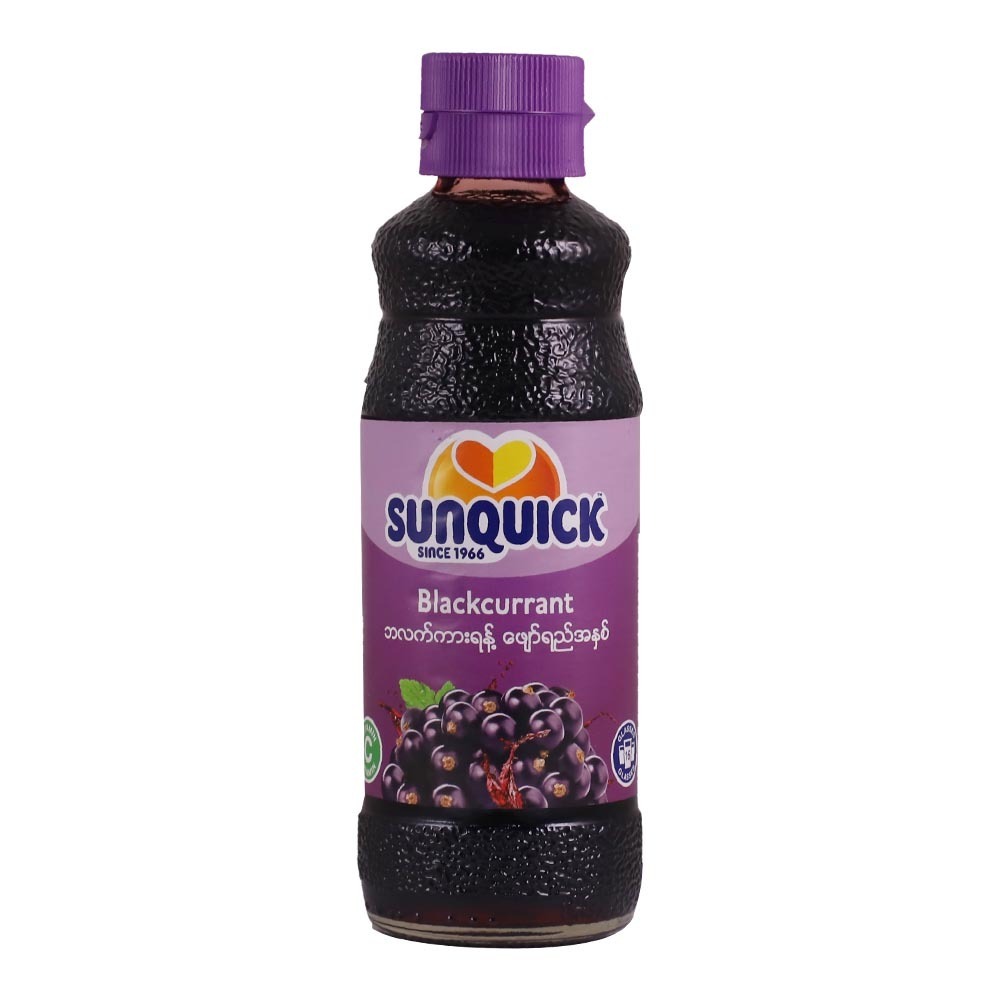 Sunquick Blackcurrant Cordial Syrup 330ML