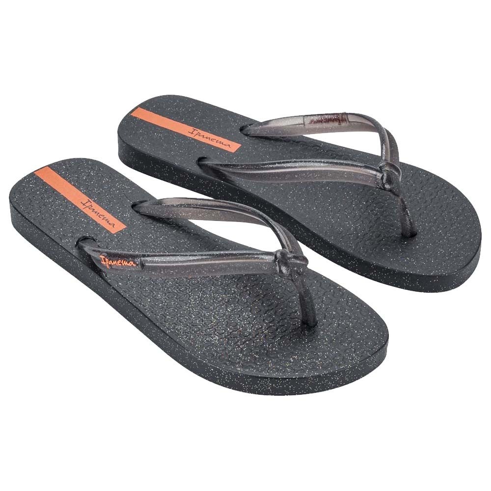 Ipanema Twisty Fem Flip (No-10) Black/Glitter Black 127193BA39310