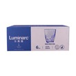 Luminarc Neo Emboss Purple Tumbler 310ML 6PCS V5082