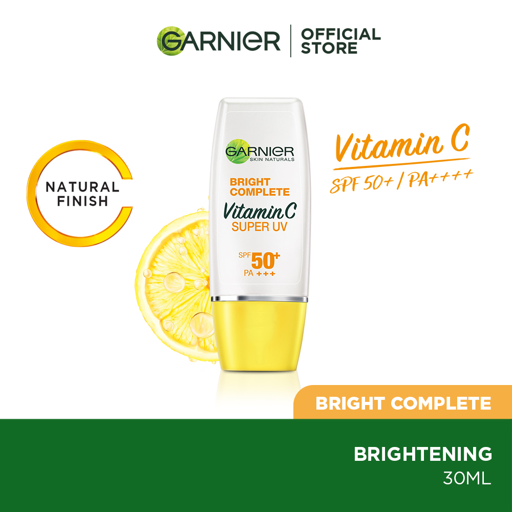 Garnier Bright Complete Vitamin C Super UV Sunscreen SPF  50+ PA+++ 30ML