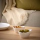 Ikea Fröjdefull Serving Bowl, White, 10x8 CM 105.197.42
