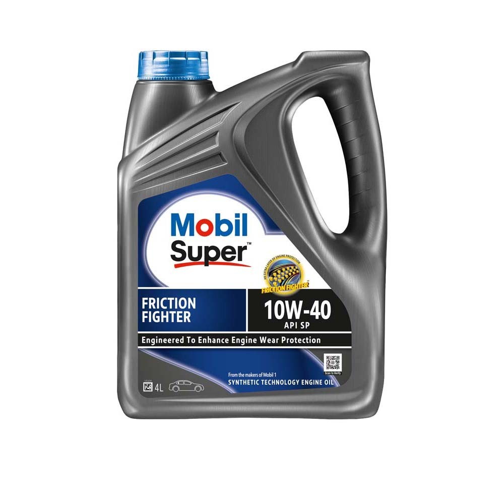 Mobil Super Friction Fight 10W-40 4L:SG 145659