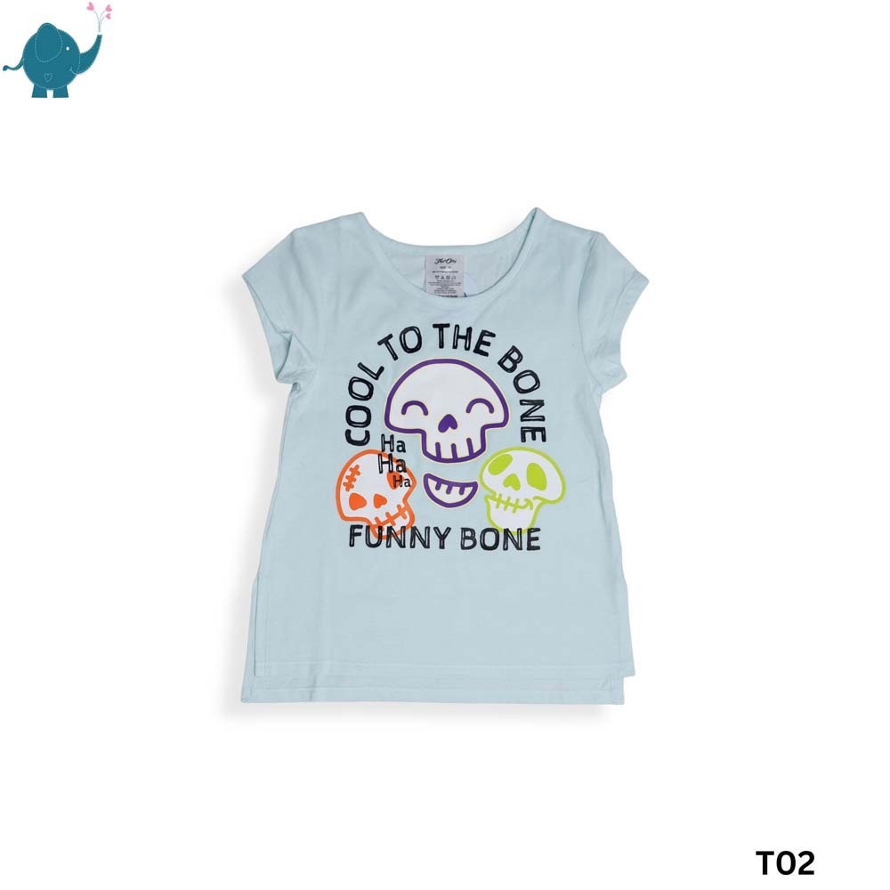 Max & Mia Girl Printed T-Shirt T02 Green 3T