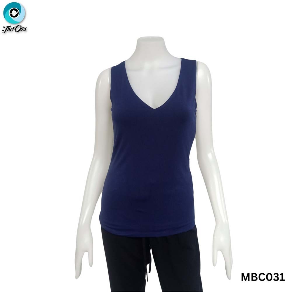 The Ori Women Sleeveless Top Indigo XL MBC031