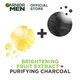 Garnier Men Turbo Bright Instant Brightening XL Charcoal Face Mask 24ML