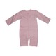 Te Te & Ta Ta Long Romper Short Sleeves Pink 0-3 Months (3Pcs/1Set) KRP-L102