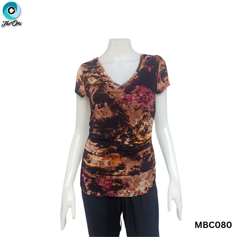 The Ori Women Sleeve Top Black MBC080 Small