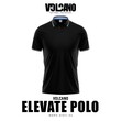 Volcano Men Elevate Polo Shirt MDPV-S1011 Black/02 Small