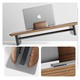 Upergo Vertical Laptop Stand (With Walnut Wood)  MAC-UP-VD1-WAL