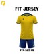 Olympic Fit Jersey FTA-2612-Yellow Medium