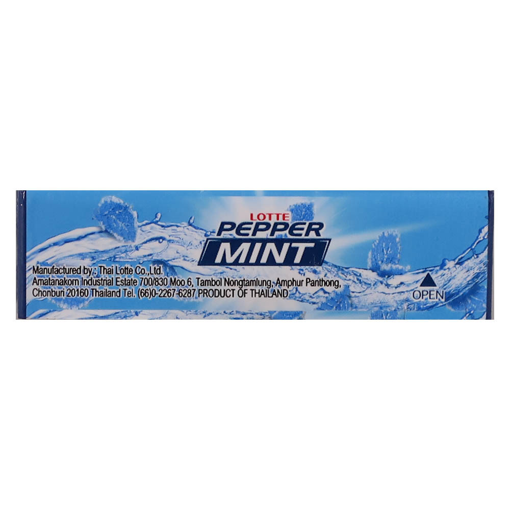 Lotte Pepper Mint Gum 13.5G