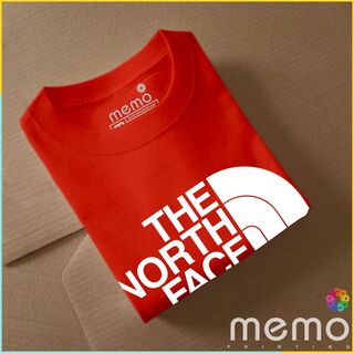 memo ygn the north face unisex Printing T-shirt DTF Quality sticker Printing-Black (XL)