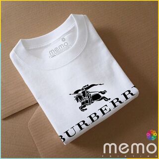 memo ygn Burberry unisex Printing T-shirt DTF Quality sticker Printing-Yellow (Small)