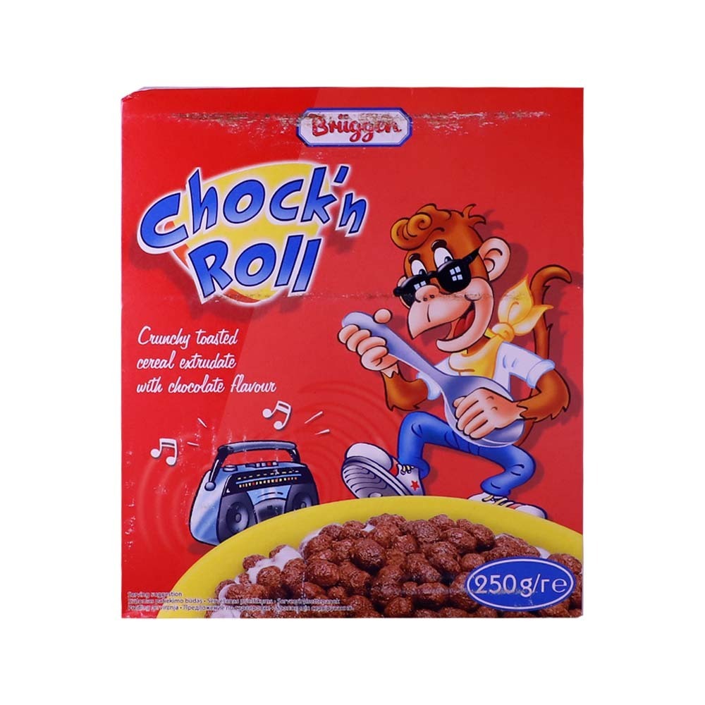 Bruggen Crunchy Chocolate Chock N Roll 250G