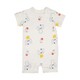 Te Te & Ta Ta Short Romper Short Sleeves White 6-9 Months (3Pcs/1Set) KRP-S101