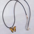 Butterfly Necklace 21 CM Yellow A000005