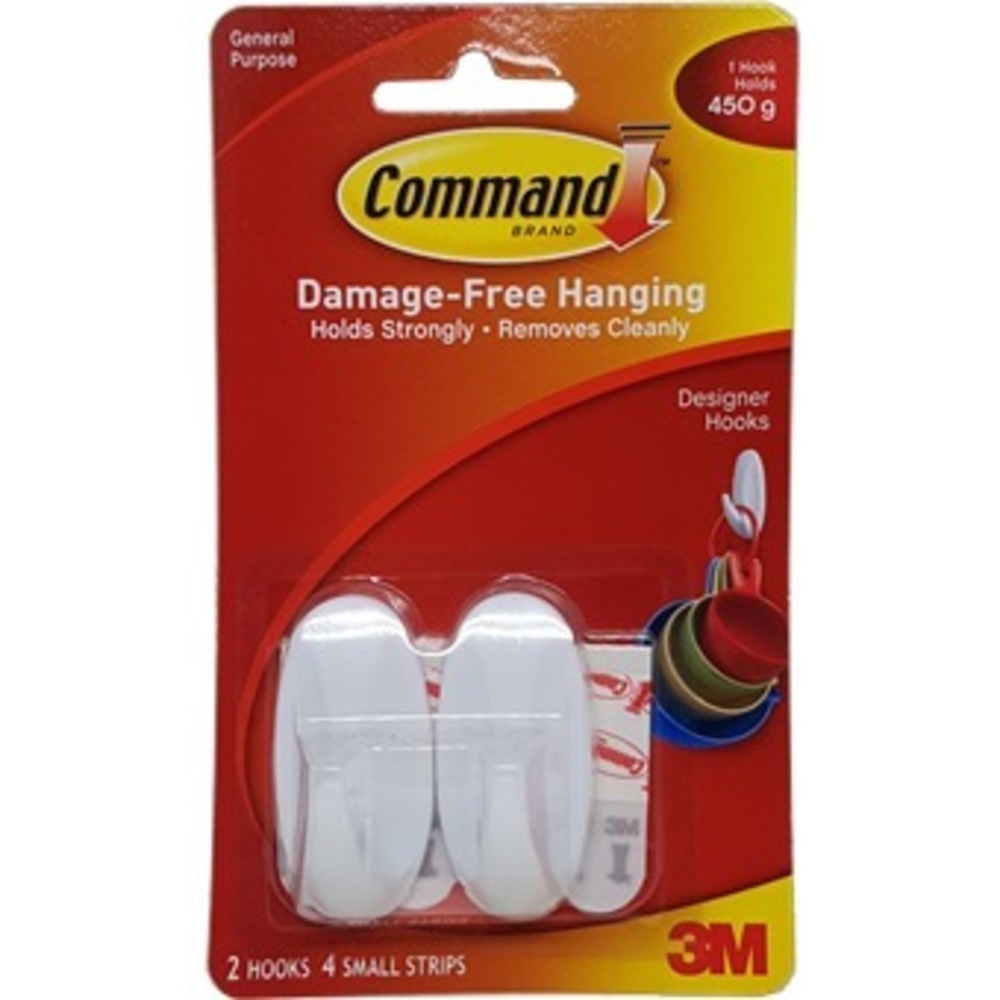 3M Command Wall Hook 2PCS (S) 17082Anz