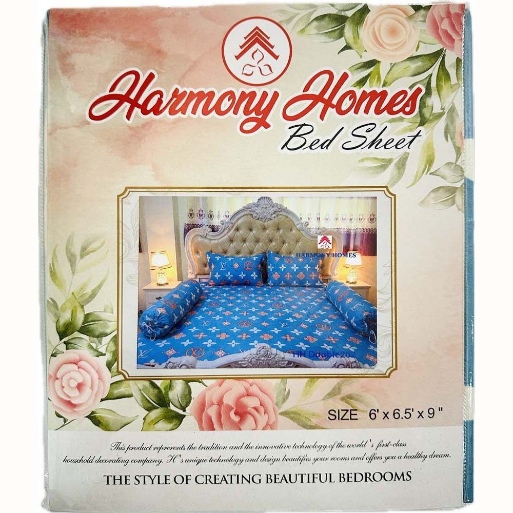 Harmoy Homes Bed Sheet Double BS05 (HH Double-262)