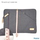 AGVA Urban Denim Laptop Sleeve  MAC-AG-LTB262-Grey