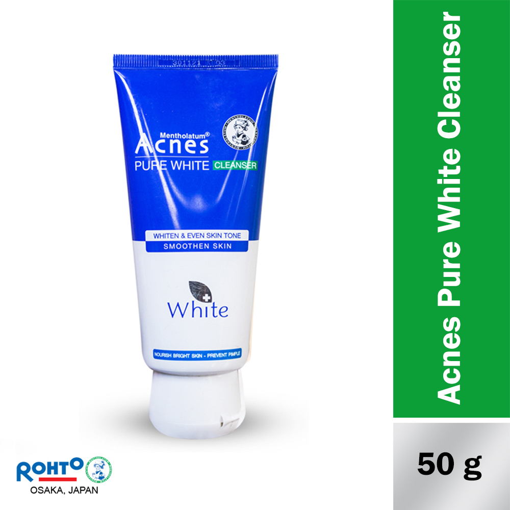 Rohto Acnes Pure White Facial Cleanser 50G