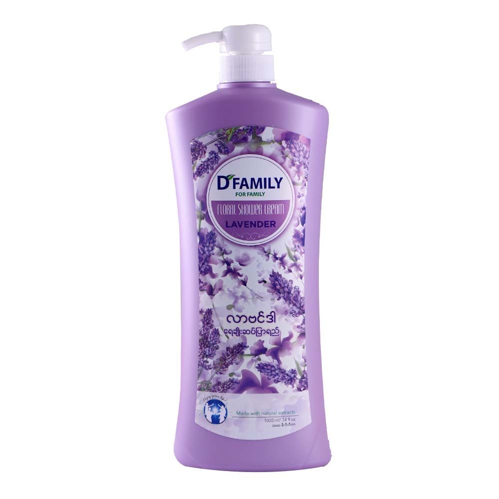 D Family Shower Cream Lavender 1000ML