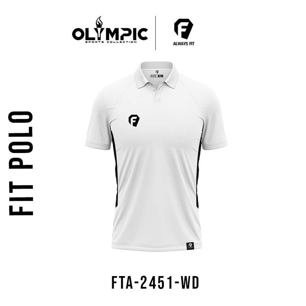 Fit Polo FTA-2451-WD White (Extra Large)