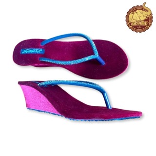 Sin Pauk Poe Khwar Myint Velvet Sandal Diamond Strap (Design-1,No-36) BGK-006-A