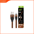 Green Tech GTC-T13M Micro USB Cable(Brown) 100CM  696929