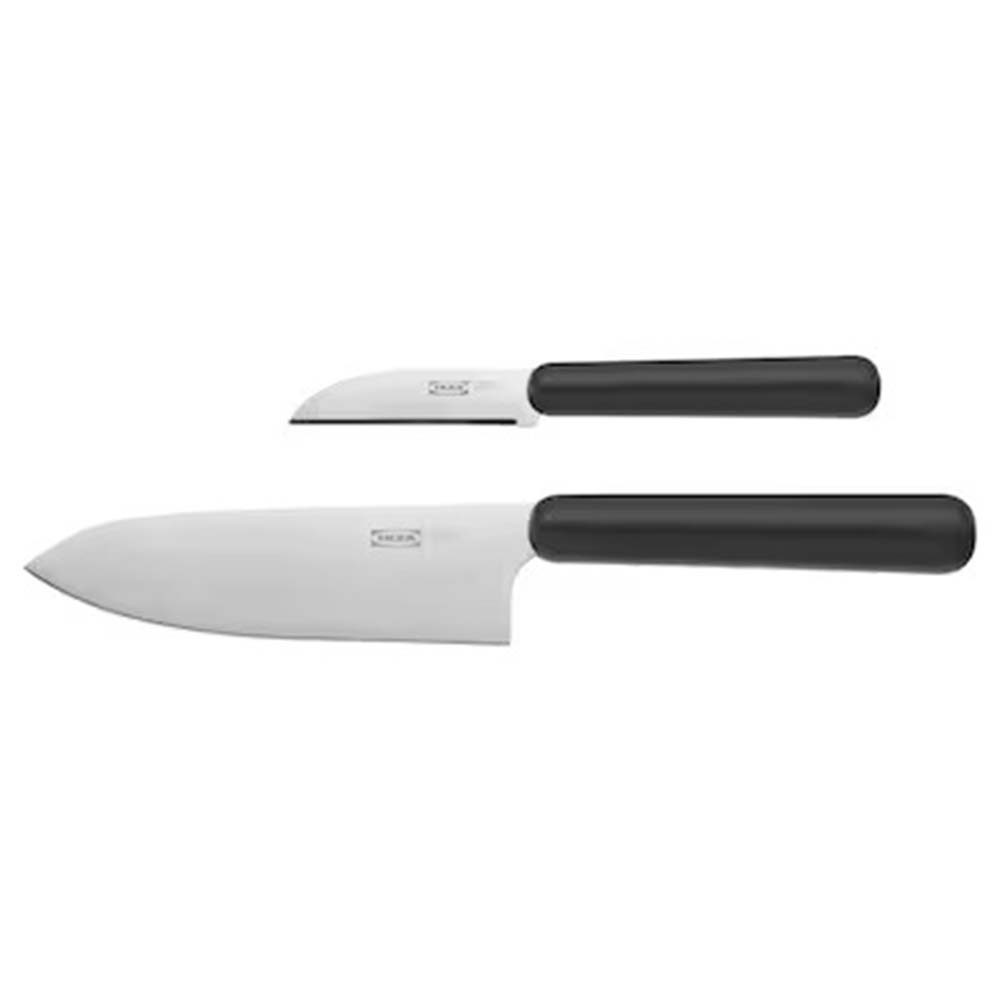 Ikea Fördubbla 2-Piece Knife Set, Grey 804.367.91