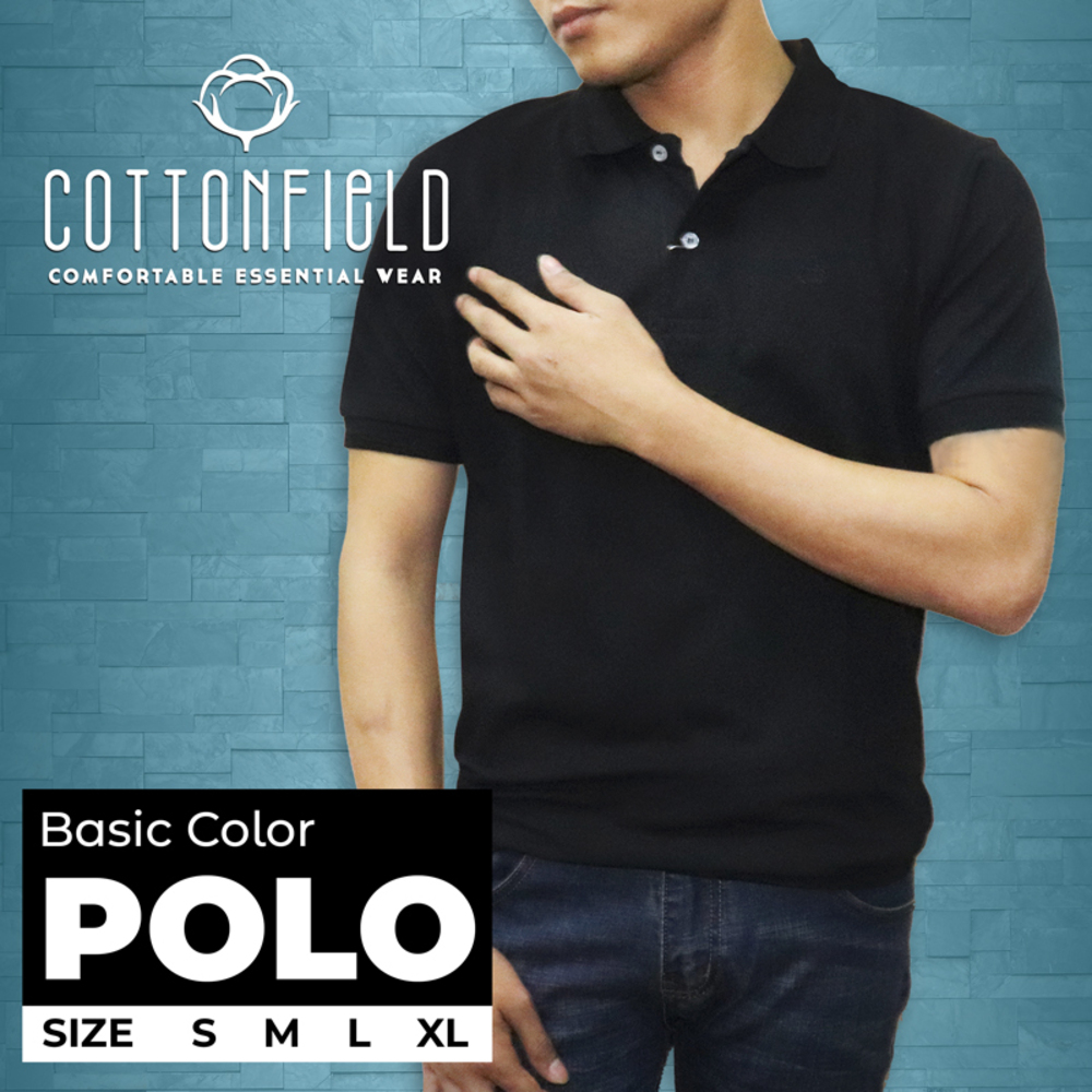 Cottonfield Men Polo Shirt C01 (Large)