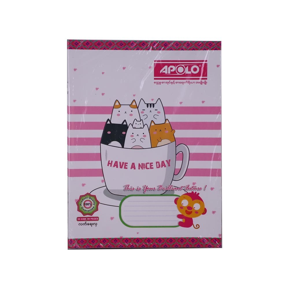 Apolo Double Line Book 55G P-80 12PCS