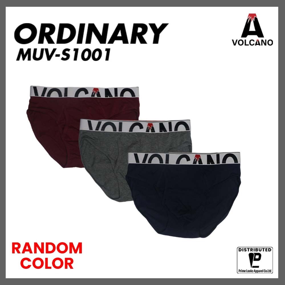 VOLCANO Ordinary Series Men's Cotton Boxer [ 2 PIECES IN ONE BOX ] MUV-S1001/L