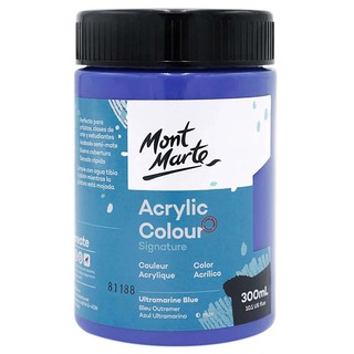 M.M. Acrylic Colour 300ML -Lamp Black