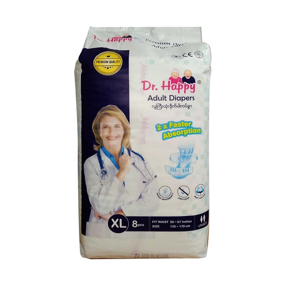 Dr.Happy Adult Diapers 7PCS (Xl)