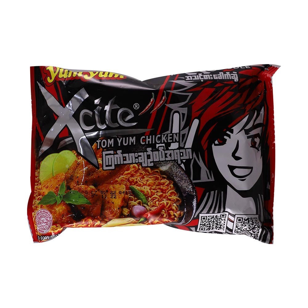 Yum Yum Xcite Instant Noodle Tom Yum Chicken 70G