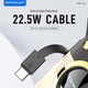 Konfulon A42Q (10000mAh Fast Charging 22.5W Built-in Cable Power Bank) + Lightning Cable Black