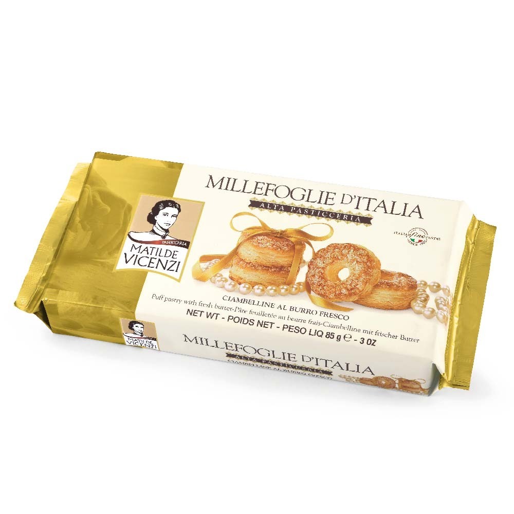 Vicenzi Puff Pastry Sticks With  Butter 85G