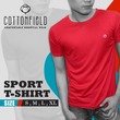 Cottonfield Men Short Sleeve Sport T-shirt C62 (Large)