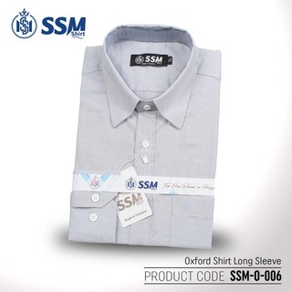 Oxford Shirt Long Sleeve SSM-O-P-L-063 (Dark Blue) 4 Extra Large