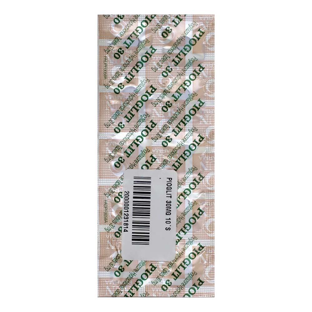 Pioglit 30MG 10Tablet