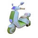 Baby Cele Rechargeable Kids Scoopyi Motorcycle DMX-6688 Green (11885)
