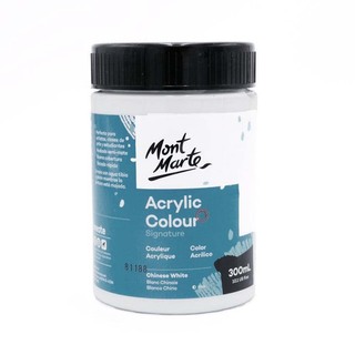 M.M. Acrylic Colour 300ML -Lamp Black