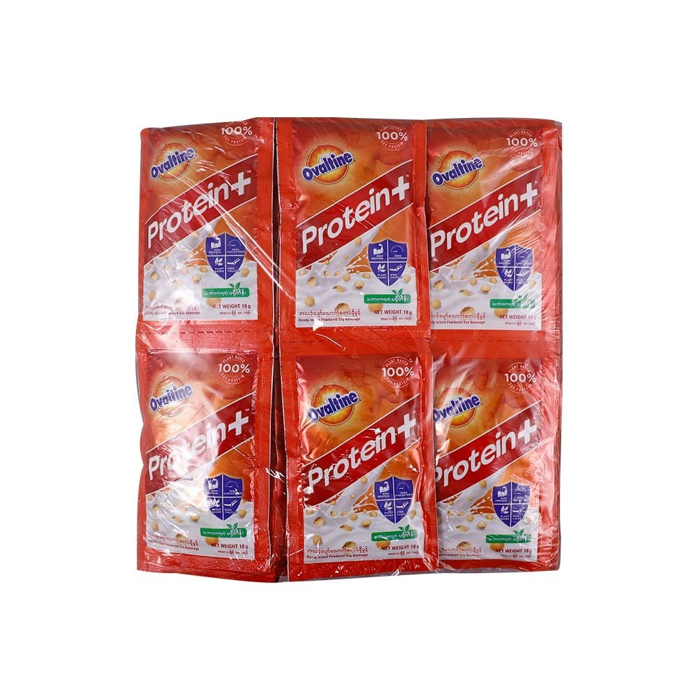 Ovaltine Protein+ Soy Milk Powder 18Gx30Sachets